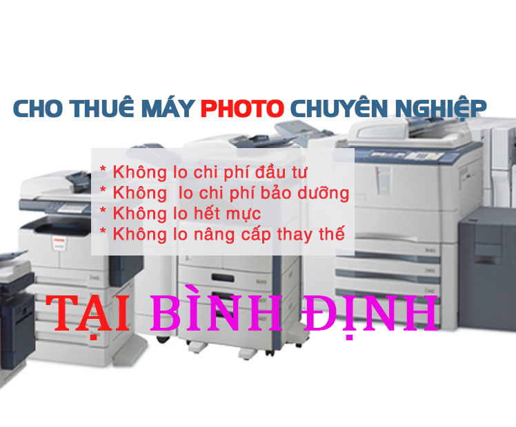 cho thuê máy photocopy tại bình định
